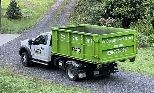 All-In Roll-off Dumpsters Truck Delivery