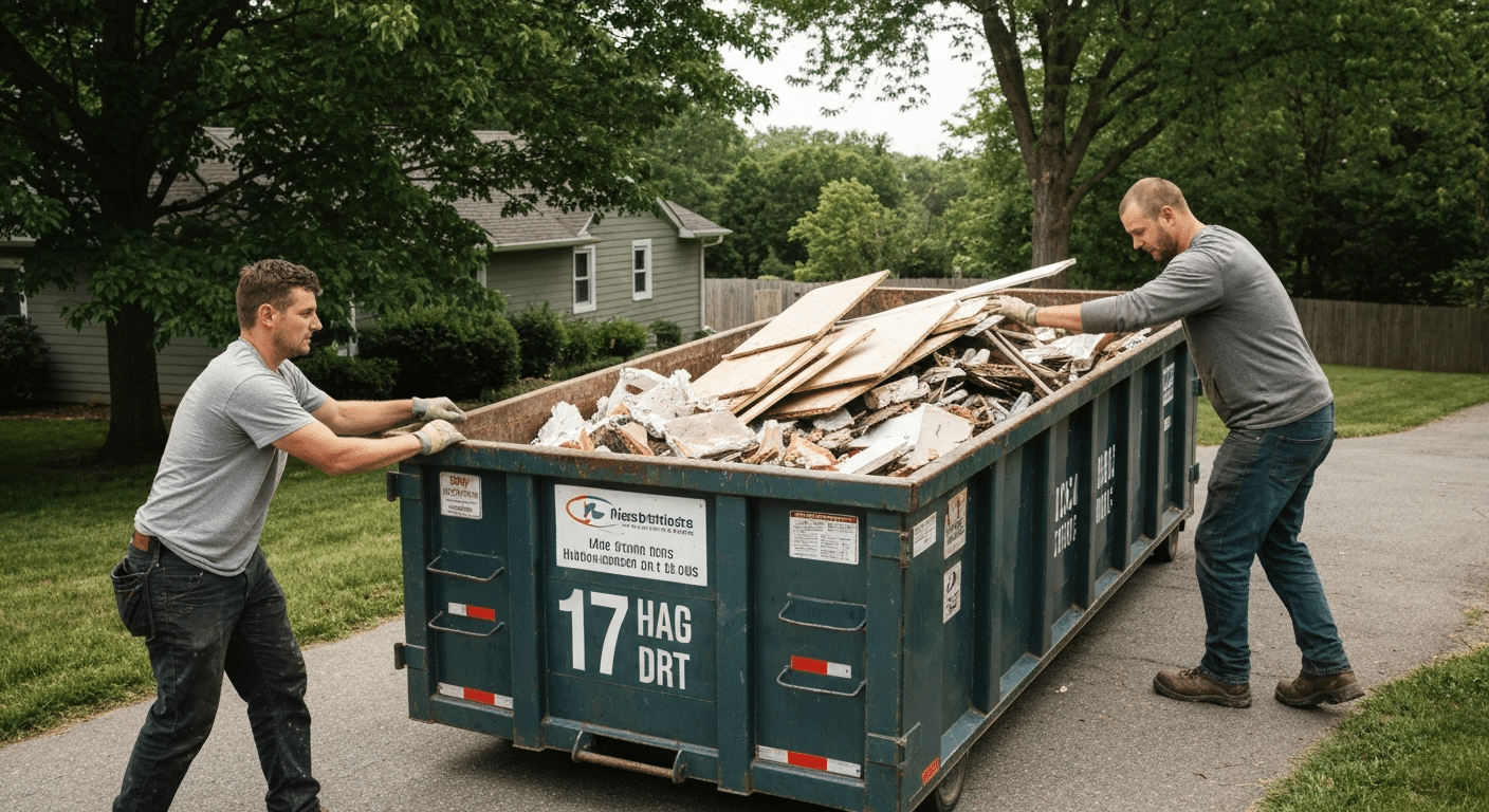 17 yard dumpster