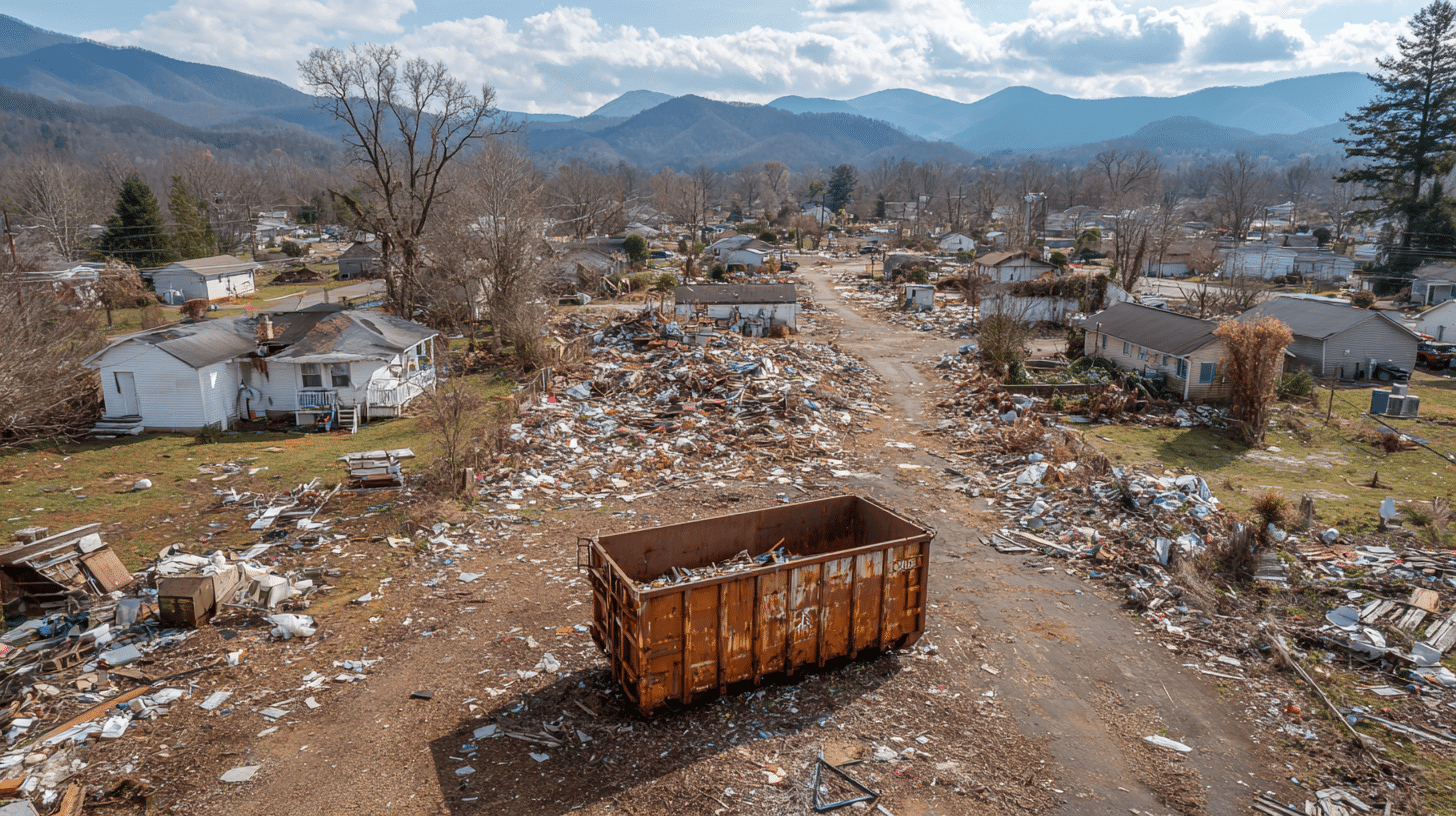 old dumpster