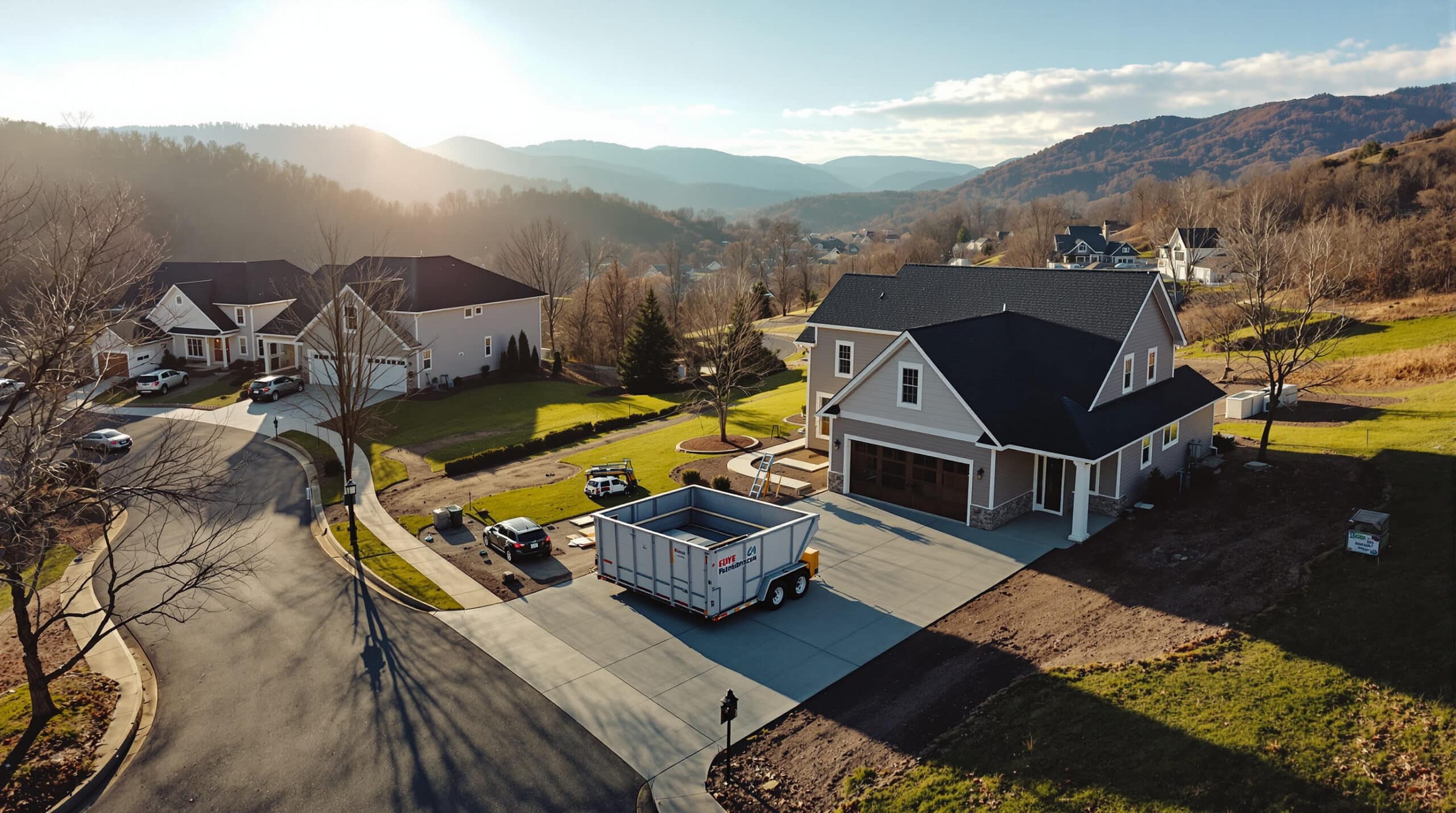 dumpster sizes weaverville nc