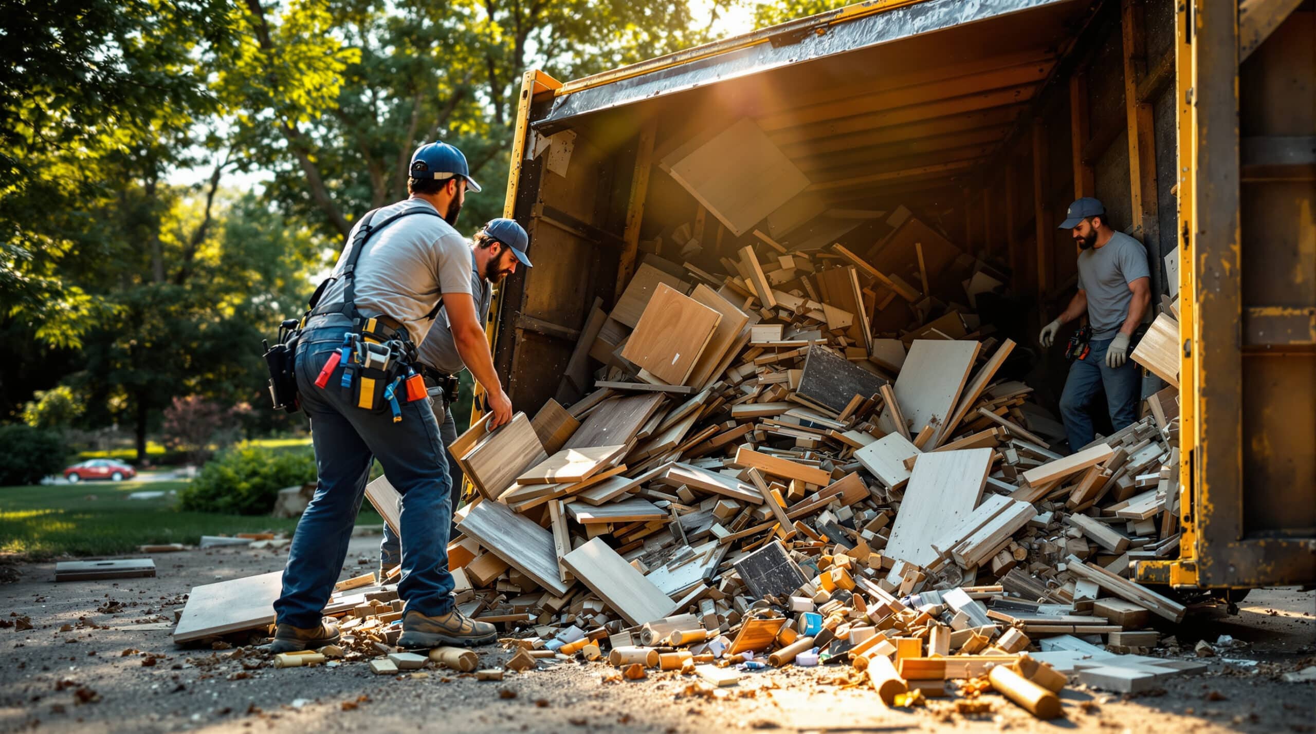 home renovation dumpster rental Henderson County
