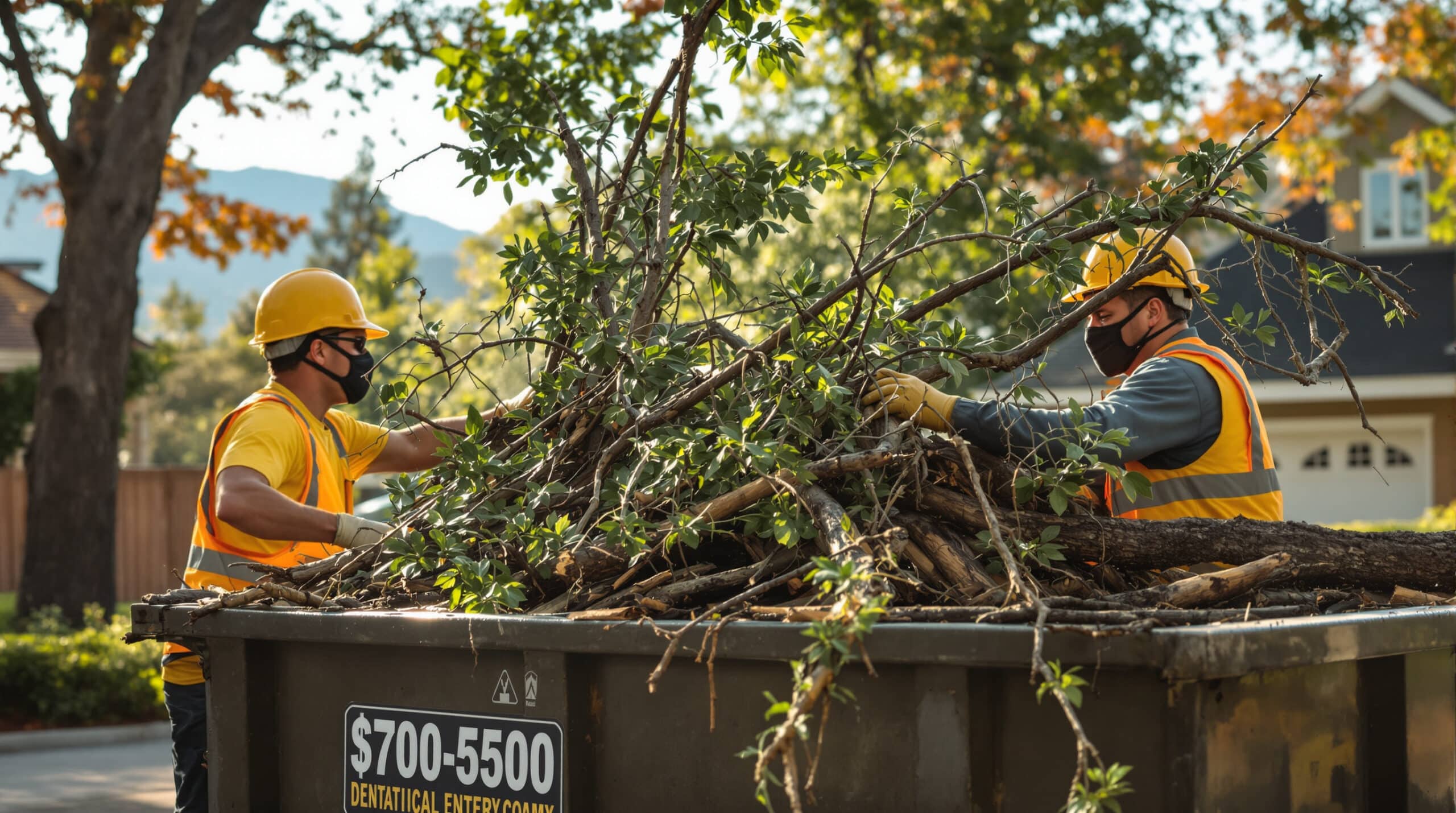 storm damage cleanup dumpster rental buncombe county